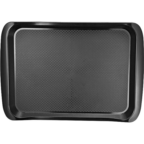Fast Food Tray Black Polypropylene (PP) 445x307x30mm | Stalwart DA-GZFH706