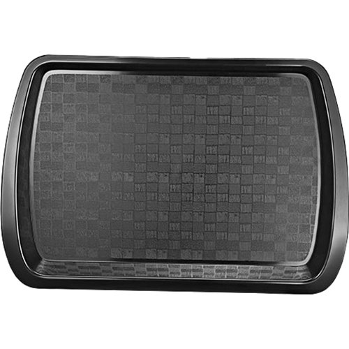 Fast Food Tray Black Polypropylene (PP) 439x301x32mm | Stalwart DA-GZFH708