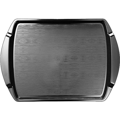 Fast Food Tray Black Polypropylene (PP) 435x303x27mm | Stalwart DA-GZFH716