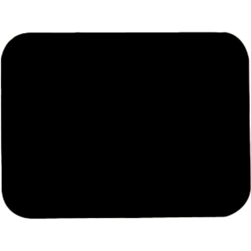 Fast Food Tray Black ABS Plastic 267x200x16mm | Stalwart DA-GZFH732