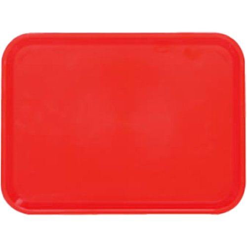 Fast Food Tray Red ABS Plastic 425x310x19mm | Stalwart DA-GZFH734