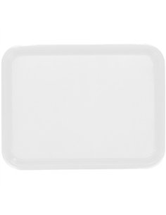 Fast Food Tray White ABS Plastic 434x318x19mm | Stalwart DA-GZFH740