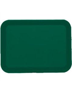 Fast Food Tray Green ABS Plastic 434x318x19mm | Stalwart DA-GZFH744