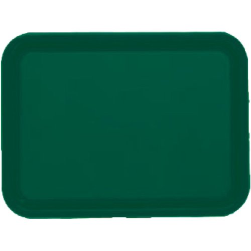Fast Food Tray Green ABS Plastic 434x318x19mm | Stalwart DA-GZFH744