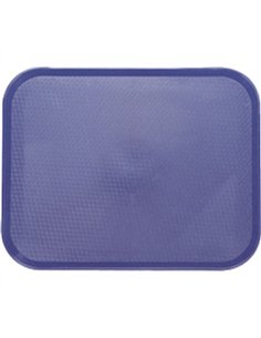 Fast Food Tray Blue Polypropylene (PP) 341x262x19mm | Stalwart DA-GZFH748