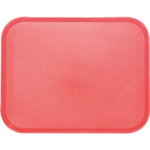 Fast Food Tray Red Polypropylene (PP) 341x262x19mm | Stalwart DA-GZFH750