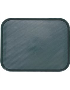 Fast Food Tray Green Polypropylene (PP) 341x262x19mm | Stalwart DA-GZFH752