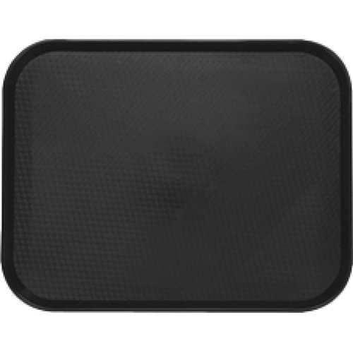 Fast Food Tray Black Polypropylene (PP) 341x262x19mm | Stalwart DA-GZFH754