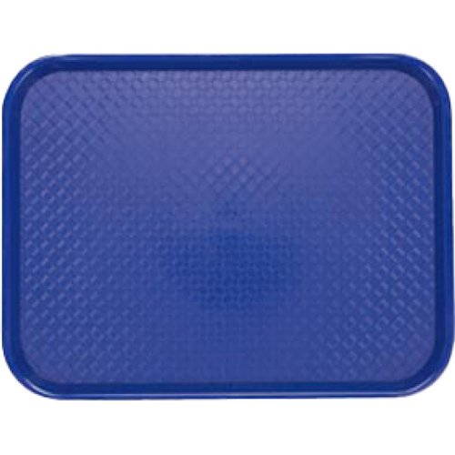 Fast Food Tray Blue Polypropylene (PP) 406x295x19mm | Stalwart DA-GZFH756