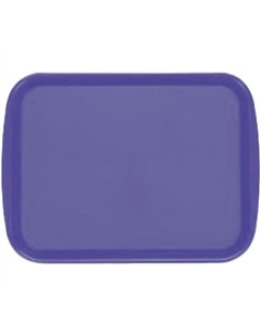 Fast Food Tray Blue Polypropylene (PP) 363x269x19mm | Stalwart DA-GZFH764
