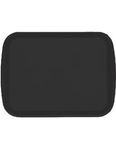 Fast Food Tray Black Polypropylene (PP) 363x269x19mm | Stalwart DA-GZFH770
