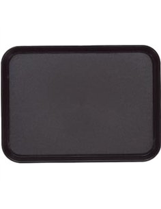 Fast Food Tray Black Polypropylene (PP) 408x298x19mm | Stalwart DA-GZFH778