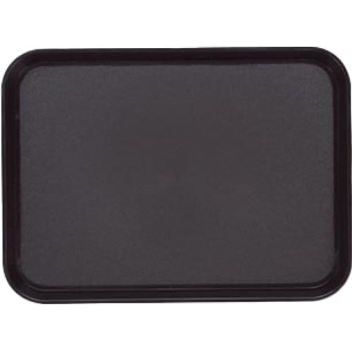 Fast Food Tray Black Polypropylene (PP) 408x298x19mm | Stalwart DA-GZFH778