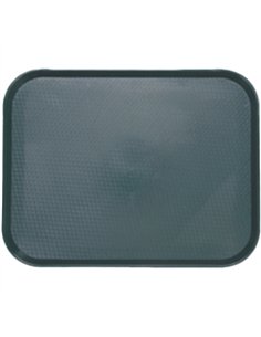 Fast Food Tray Green Polypropylene (PP) 415x305x20mm | Stalwart DA-GZFH784