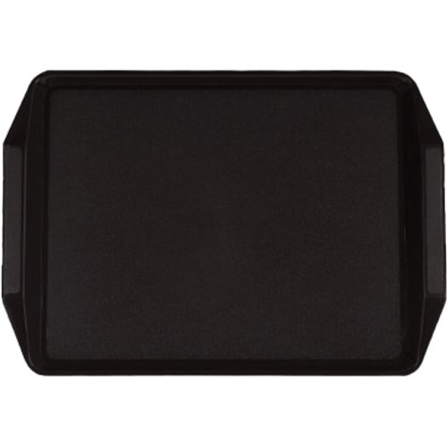 Fast Food Tray Black Polypropylene (PP) 436x305x30mm | Stalwart DA-GZFH792