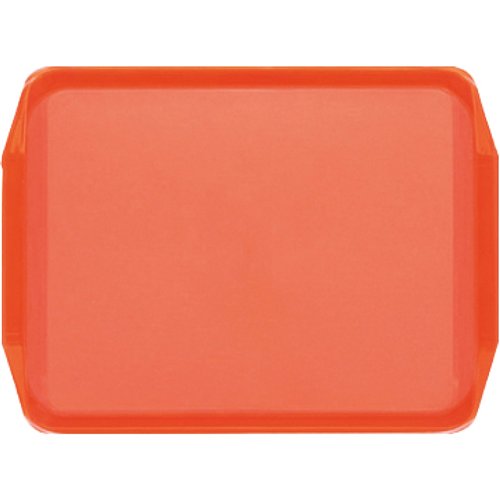 Fast Food Tray Orange ABS Plastic 455x325x25mm | Stalwart DA-GZFH7108