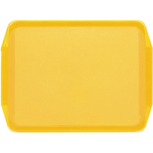 Fast Food Tray Yellow ABS Plastic 455x325x25mm | Stalwart DA-GZFH7114