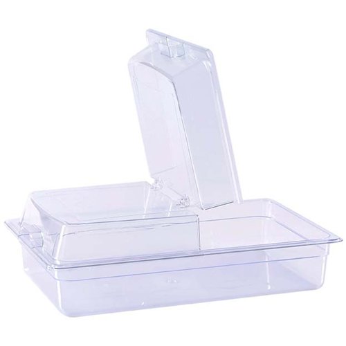 Rectangular Flip Display Cover Transparent Polycarbonate (PC) 531x335x75mm | Stalwart DA-GZFH906
