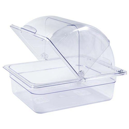 Rectangular Rotating Display Cover Transparent Polycarbonate (PC) 341x278x170mm | Stalwart DA-GZFH912