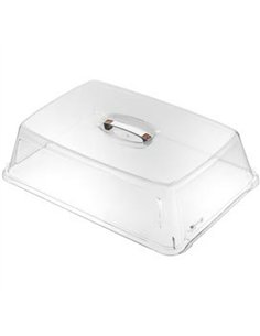 14&quotx10&quot Rectangular Food Cover Transparent Polycarbonate (PC) 319x216x90mm | Stalwart DA-GZFH914