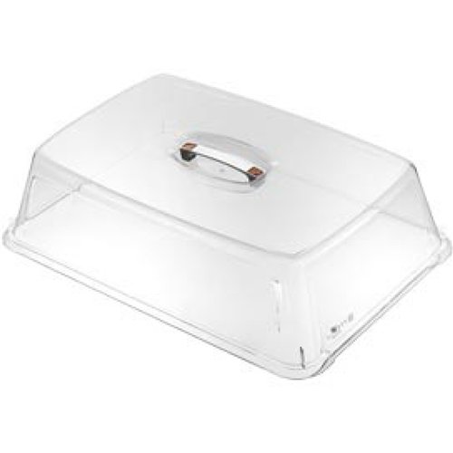 14&quotx10&quot Rectangular Food Cover Transparent Polycarbonate (PC) 319x216x90mm | Stalwart DA-GZFH914