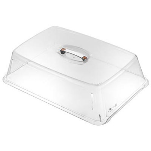 16&quotx12&quot Rectangular Food Cover Transparent Polycarbonate (PC) 369x267x100mm | Stalwart DA-GZFH916
