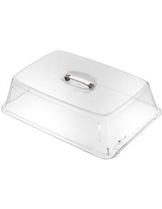 18&quotx14&quot Rectangular Food Cover Transparent Polycarbonate (PC) 408x307x124mm | Stalwart DA-GZFH918