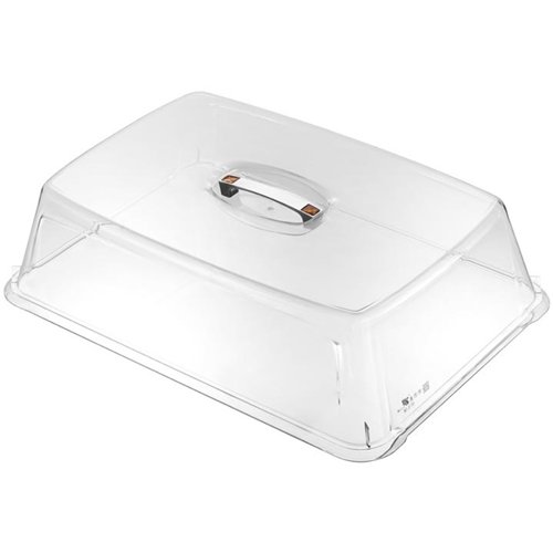 22&quotx16&quot Rectangular Food Cover Transparent Polycarbonate (PC) 508x355x130mm | Stalwart DA-GZFH922