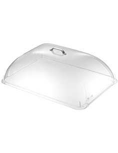 20&quotx15&quot Oval Food Cover Transparent Polycarbonate (PC) 462x335x159mm | Stalwart DA-GZFH930