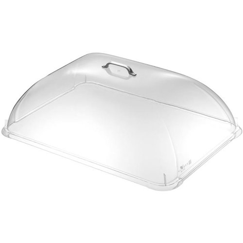 22&quotx16&quot Oval Food Cover Transparent Polycarbonate (PC) 508x356x160mm | Stalwart DA-GZFH932