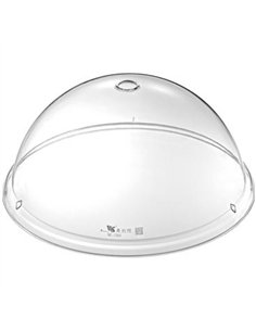 11&quot Round Food Cover Transparent Polycarbonate (PC) ϕ303x160mm | Stalwart DA-GZFH936