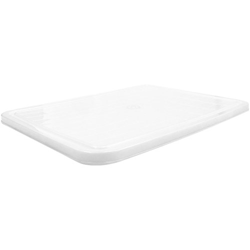 White Polyethylene (PE) Lid for Storage Box GZFH1016 605x430x18mm | Stalwart DA-GZFH1018