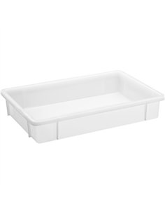 Storage Box White Polyethylene (PE) 440×290×80mm | Stalwart DA-GZFH1024