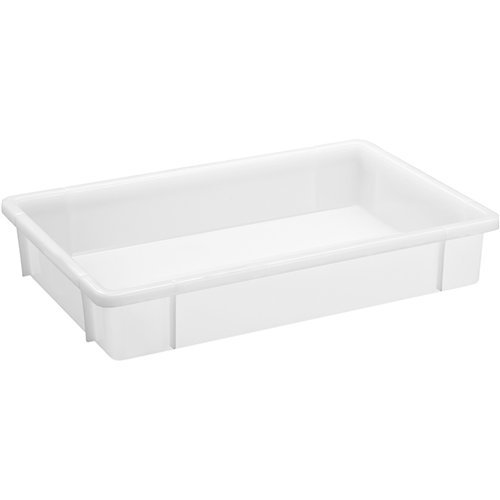 Storage Box White Polyethylene (PE) 440×290×80mm | Stalwart DA-GZFH1024