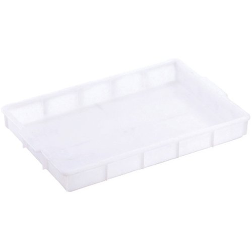 Storage Box White Polyethylene (PE) 520×340×65mm | Stalwart DA-GZFH1026