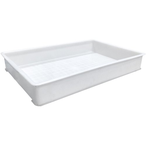 Storage Box White Polyethylene (PE) 615×415×93mm | Stalwart DA-GZFH1030