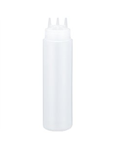 Squeeze Bottle White Polyethylene (PE) 700ml / 24oz | Stalwart DA-GZFH1414