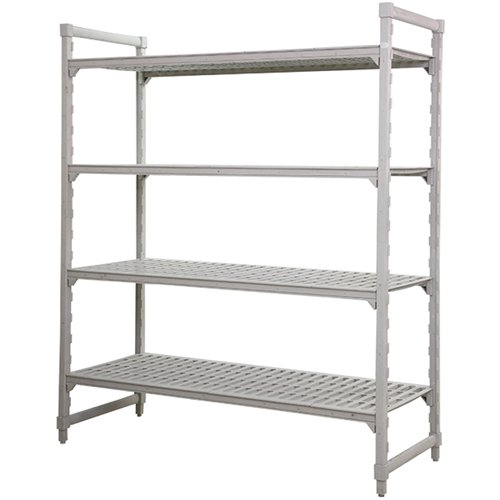 Multifunction 4-Tier Shelving Unit Grey Polypropylene (PP) 910×357×1796mm | Stalwart DA-GZFH1502