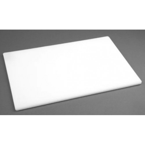 450mm x 350mm Commercial Cutting Board in White 12mm | Stalwart -LK35501TWH