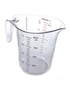 Polycarbonate Measuring Jug 1 litre Heavy duty | Stalwart DA-QY0311003