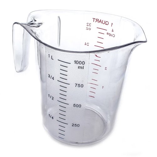 Polycarbonate Measuring Jug 1 litre Heavy duty | Stalwart DA-QY0311003