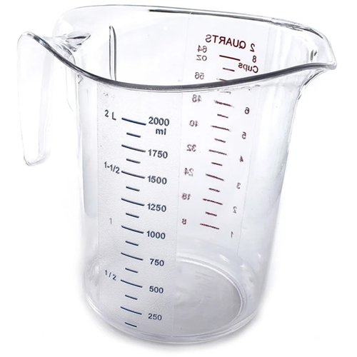 Polycarbonate Measuring Jug 2 litre Heavy duty | Stalwart DA-QY0311004