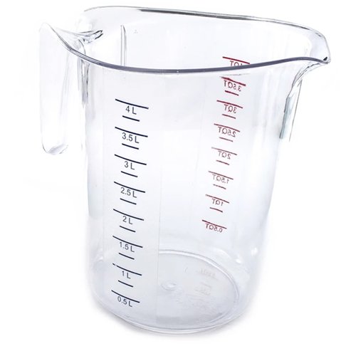 Polycarbonate Measuring Jug 4 litre Heavy duty | Stalwart DA-QY0311005