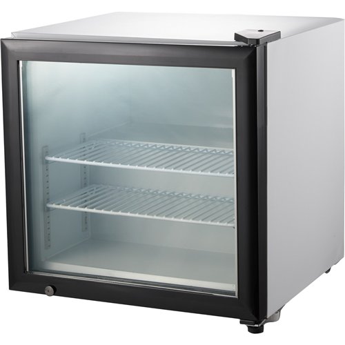 Commercial Countertop Display Freezer 60L Single Glass Door Black 570x560x575mm | Stalwart DA-NORD602