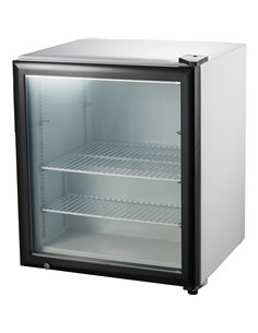 Commercial Countertop Display Freezer 98L Single Glass Door Black 610x568x721mm | Stalwart DA-NORD606
