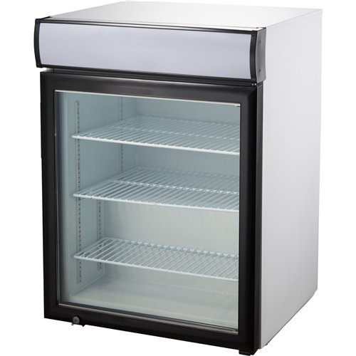 Commercial Countertop Display Freezer with Canopy 98L Single Glass Door Black 610x577x846mm | Stalwart DA-NORD608 Commercial Countertop Display Freezer with Canopy 98L Single Glass Door Black 610x577x846mm | Stalwart DA-NORD608