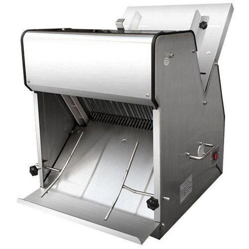 Commercial Automatic Countertop Bread Slicer 20-Slice 18mm Slices | Stalwart DA-NBB20SS