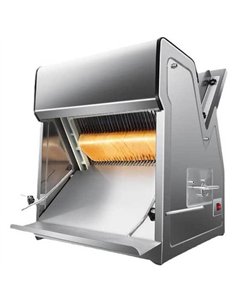 Commercial Automatic Countertop Bread Slicer 20-Slice 18mm Slices | Stalwart DA-NBB20SS 2