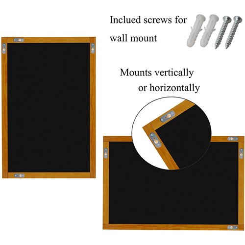Chalk Board Beech Frame 400×600mm | Stalwart DA-GWA204
