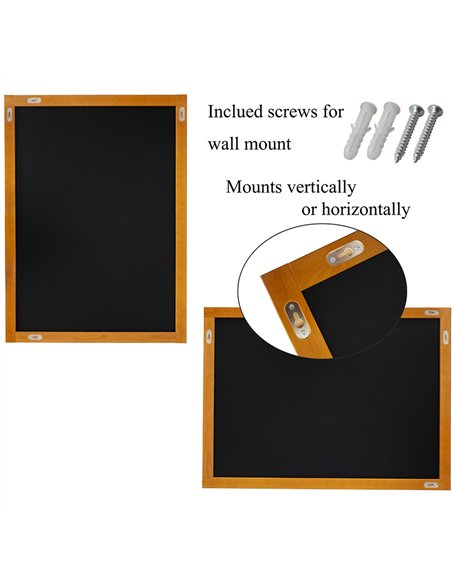 Chalk Board Beech Frame 600×800mm | Stalwart DA-GWA206